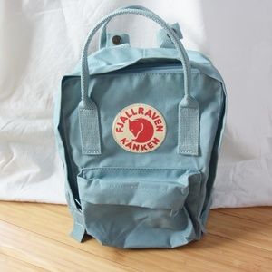 light blue mini kanken